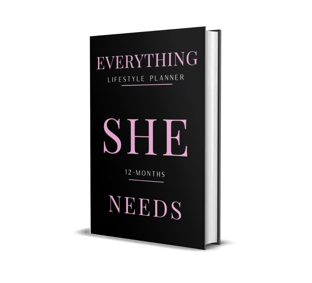 Everything She Needs Dateless Lifestyle Planner